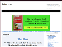 Tablet Screenshot of gejalaliver.com